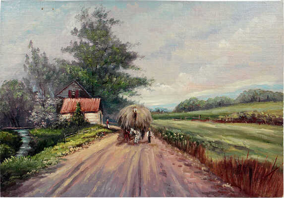 Дубовицкий Виктор Николаевич. Повозка с сеном